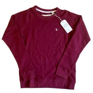 Jack Wills Women’s Deep Red Crewneck Sweater